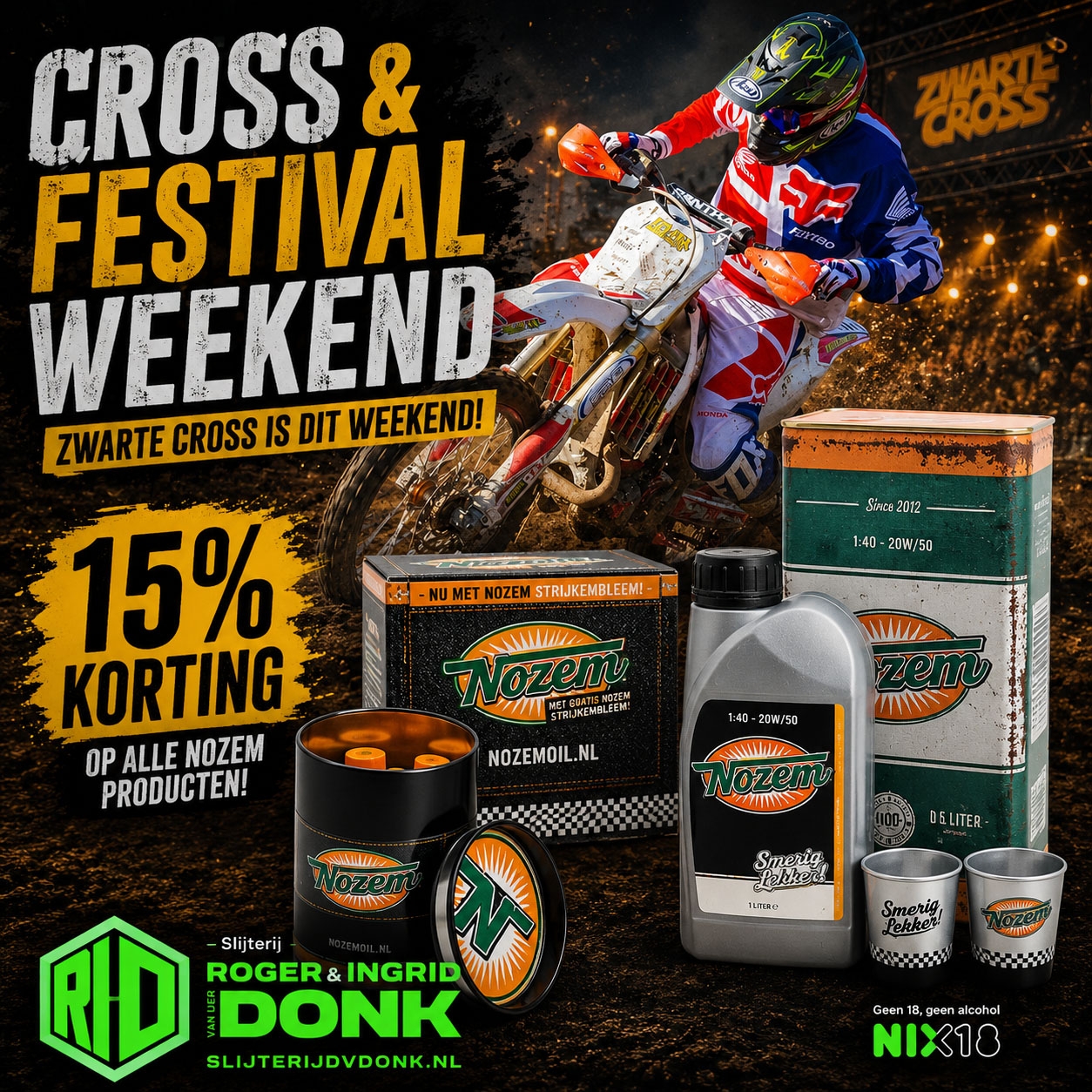 Zwarte Cross gaat beginnen...
